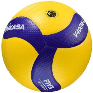 ミカサ(MIKASA) バレーボール 軽量4号 日本バレーボール協会検定球 小学生用 イエロー/ブルー V400W-L 推奨内圧0.3(kgf/?)