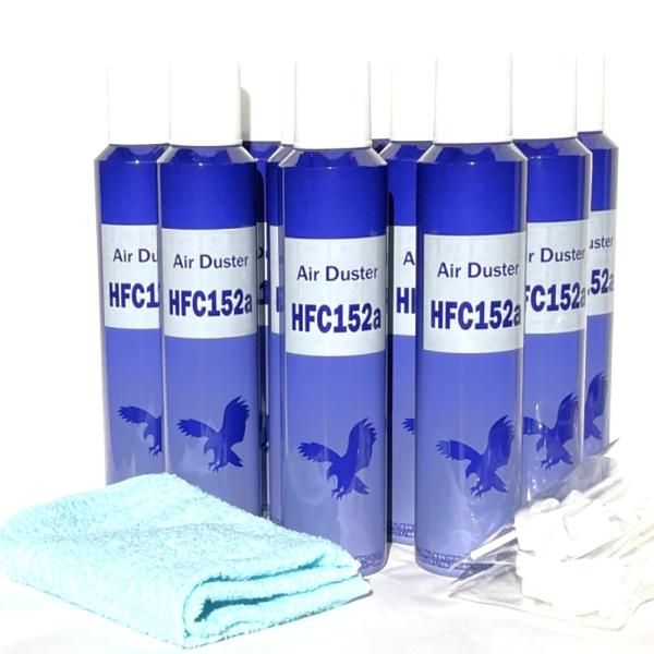 HFC152a エアダスター EAGLE 240ml 11本セット （ミニタオル１枚付き）　ガスガン...