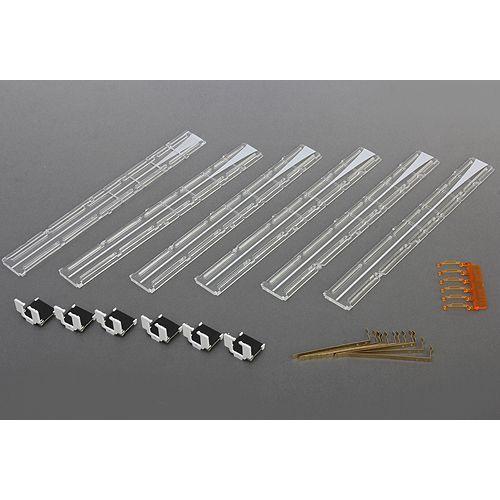 LED室内灯クリア（電球色）　6両分入 【KATO・11-214】