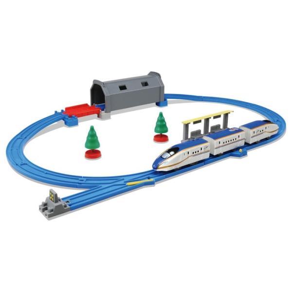 トンネルを照らそう! ライト付 E7系 新幹線 かがやきベーシックセット 【タカラトミー・11953...