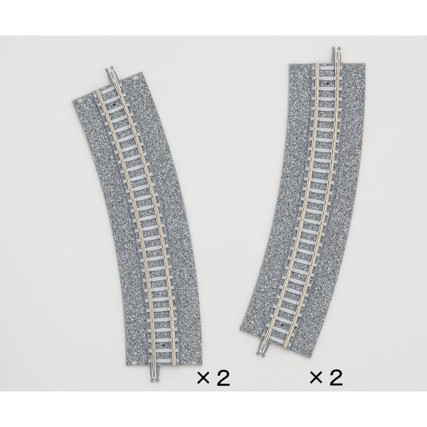 ワイドPCアプローチレールCR(L)354-22.5-WP(F)(4本2組) 【TOMIX・1783...