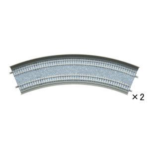 トミックス 1168 複線スラブカーブレールDC465−428−45−SL F 2