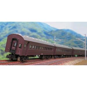 着色済み オハ61系（茶色）6両編成セット 【グリーンマックス・19508】