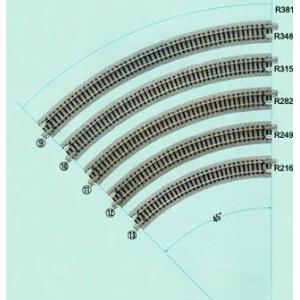 曲線線路R216-45° 【KATO・20-170】