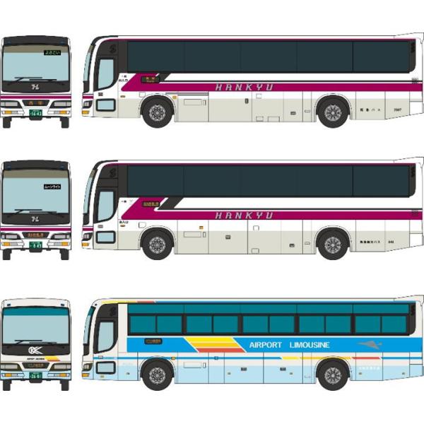 ザ バスコレクション 阪急バスグループ再編記念3台セット 【トミーテック・313670】
