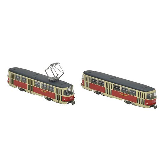 鉄道コレクション ドレスデントラム タトラT4+B4タイプ2両セットE 【トミーテック・327714...