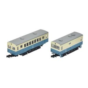 ノスタルジック鉄道 富井電鉄 峠（たお）線気動車＋荷物気動車（キハ202+キニ903 新塗装）2両セ...