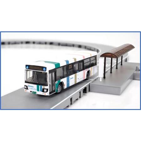 バスコレ走行システム基本セットA5 いすゞ エルガ西日本鉄道仕様 【トミーテック・337676】