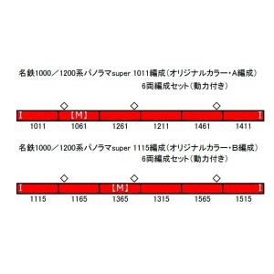 超目玉 名鉄1000 10系パノラマsuper 1011編成 オリジナルカラー A編成 6両編成セット 動力付き ミッドナイン 通販 Yahoo ショッピング Www Gecoimmobili It