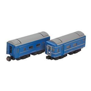 24系25形客車・金帯 2両セット 【バンダイ・763068】