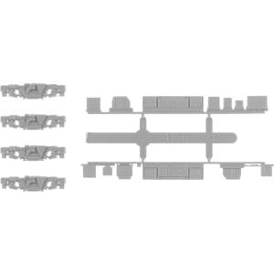 動力台車枠・床下機器セット A-18 （FS516＋4156NM） 【グリーンマックス・8502G】