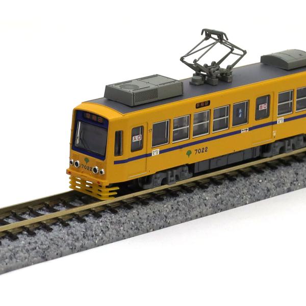 東京都電 7000形 「更新車」7022 青おび（M車） 【MODEMO・NT171】