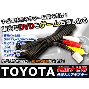 トヨタ NSZT-W62Gナビ専用 映像出力ケーブル 後席 リアモニター用