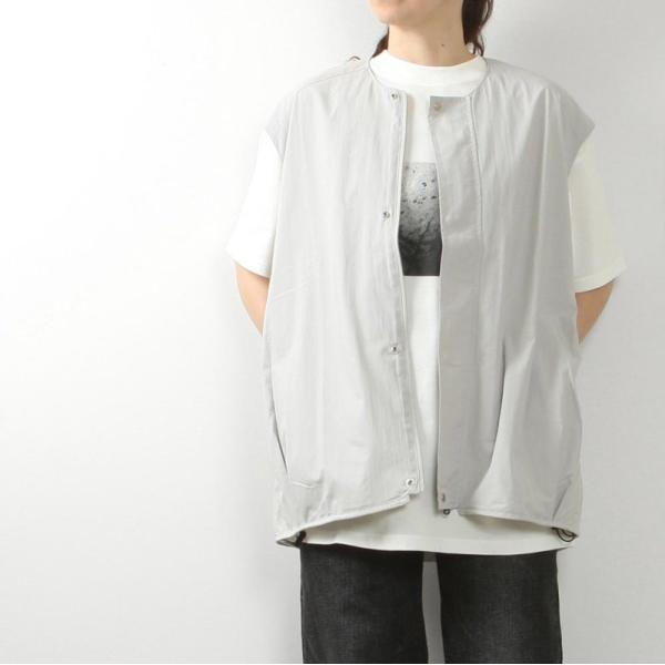 ALWEL オルウェル SLEEVELESS BLOUSON TW-2