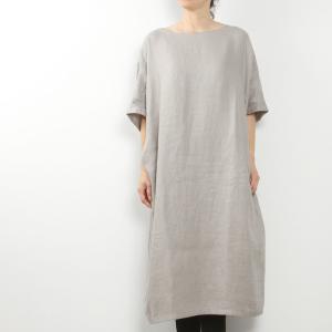 evam eva vie エヴァムエヴァヴィー linen dolman one piece V231T941｜midlandship