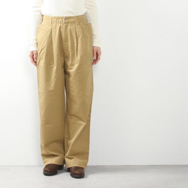 （OUTLET）R&amp;D.M.Co- アールアンドディーエムコー CHINO CLOTH HIGH W...