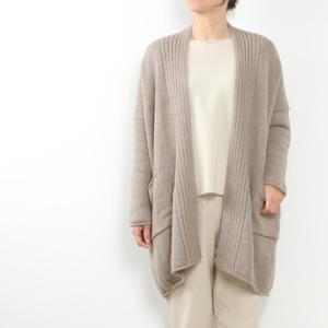 evam eva エヴァムエヴァ alpaca wool robe E233K144｜midlandship