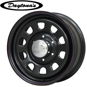 ブラックホイール｜DAYTONA'S｜15インチ×6.0〈4枚〉｜キャラバン｜midori-tire