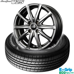 グッドイヤーEfficientGrip ECO EG01〈145/80R13 75S〉＆EuroSpeed V25｜タイヤホイール4本セット｜midori-tire