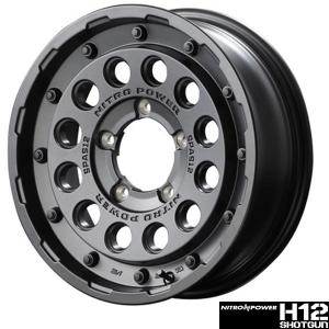 4×4ホイール｜NITRO POWER H12 SHOTGUN〈BB〉｜16×6.0 -5 139.7 5H〈4枚〉｜ジムニーシエラ｜midori-tire