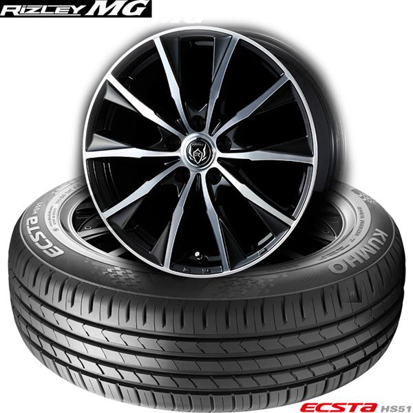 クムホ ECSTA HS51〈195/45R17 85W〉&amp; ウェッズRIZLEY MG｜タイヤホイ...