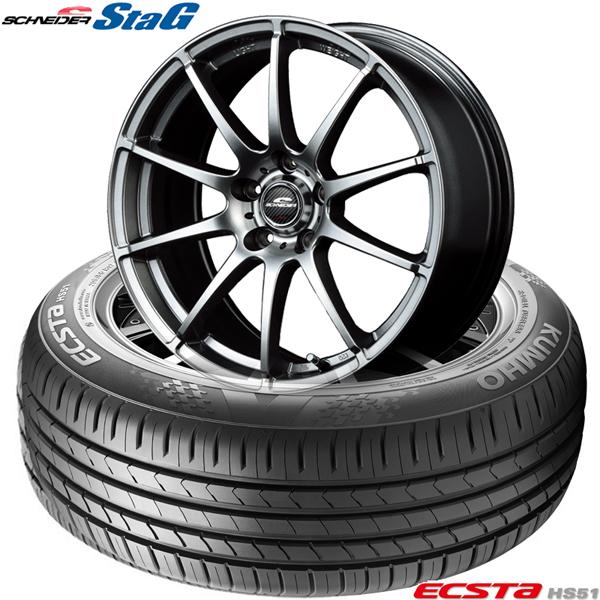 クムホ ECSTA HS51〈195/40R17 81W〉&amp; SCHNEIDER StaG｜タイヤホ...