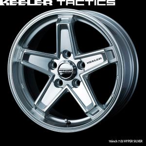 アルミホイール｜KEELER TACTICS｜15×6.0 +33 139.7 6H〈4枚 