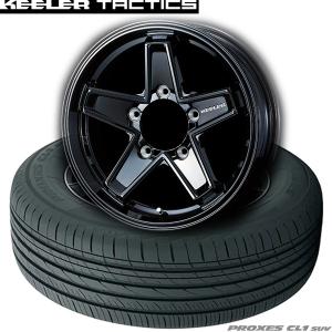 ジムニー｜トーヨーPROXES CL1 SUV〈175/80R16 91S〉& WEDS KEELER TACTICS〈GB〉〈16×5.5 +22 139.7 5H〉タイヤホイール4本セット｜midori-tire