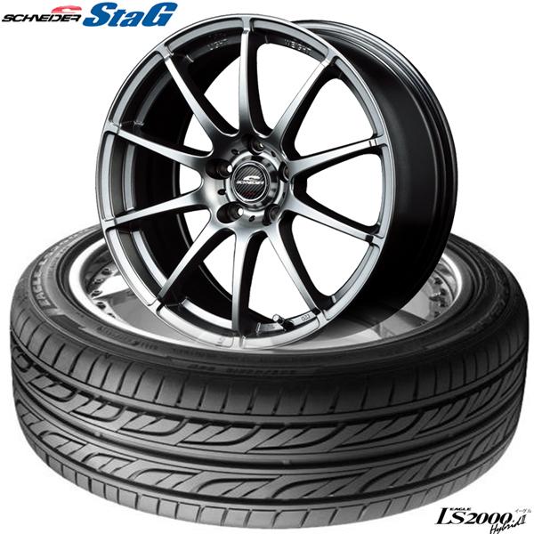 グッドイヤーEAGLE LS2000 HybridII〈195/40R17 81W〉＆SCHNEID...