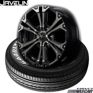 ハイエース｜グッドイヤーEAGLE #1NASCAR〈195/80R15 107/105L〉& NITRO POWER JAVELIN〈15×6.0 +33 139.7 6H〉タイヤホイール4本セット｜midori-tire