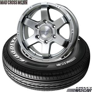 キャラバン｜グッドイヤーEAGLE #1NASCAR〈195/80R15 107L〉& MAD CROSS MC-76〈15×6.0 +43 139.7 6H〉タイヤホイール4本セット｜midori-tire