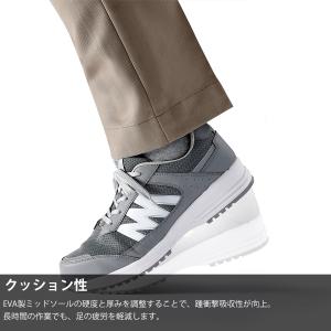 ミドリ安全 超軽量耐滑作業靴 WL-115 バ...の詳細画像5