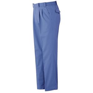 ミドリ安全 男子スラックス G483 下 ブルー 作業着 作業服 : ミドリ