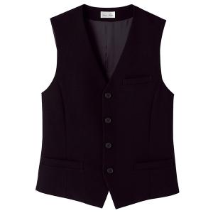 BONMAX ボンマックス ベスト FV1700U-16 ブラック SS〜5L 事務服 企業 制服 サービス業 カフェバー