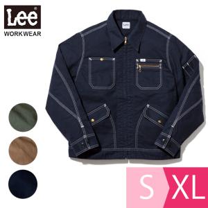 Lee（リー） 作業着 レディースジップアップデニムジャケット