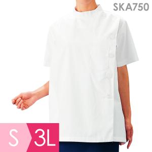サカノ繊維 メディカルウェア SKA750 女子ケーシー型白衣
