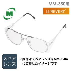 保護めがね ミドリ安全 ルネベル LUNEVERT MM-350用 スペアー MPC｜midorianzen-com