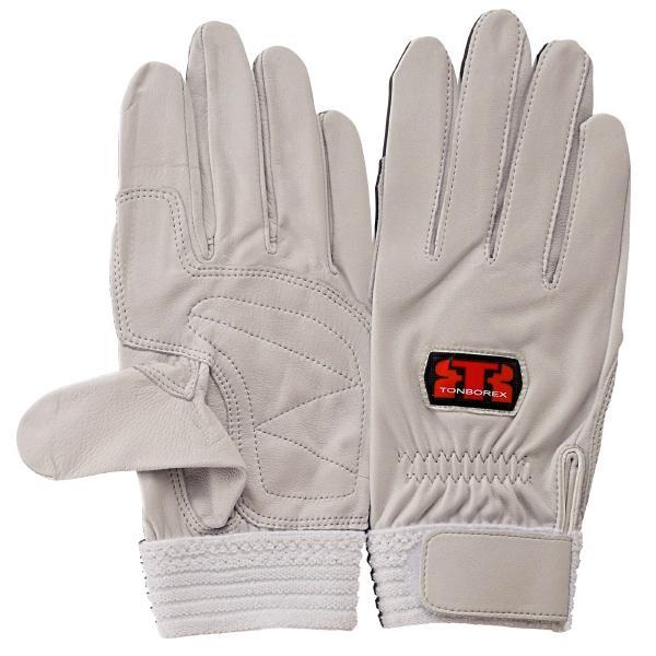 トンボレックス 羊革製手袋 R-330W 中厚タイプ ホワイト S〜LL レスキュー手袋 スタンダー...