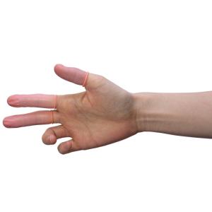 鈴木ラッテクス 指サック AS-3N-M18 ピンク 1000個／袋 ロールタイプ