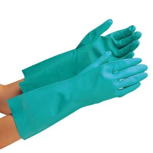 ミドリ安全 ニトリル製手袋 VERTE-251 中厚タイプ グリーン : ミドリ