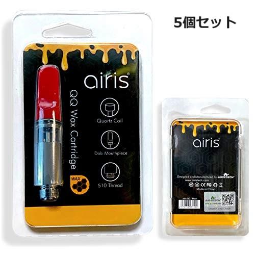 AIris QQ Wax Cartridge パッケージ入り 正規品 ワックス用 カートリッジ 交換...