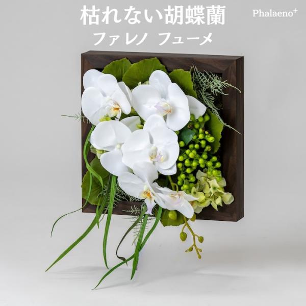 胡蝶蘭 造花 ファレノ フューメ 枯れない アーティフィシャルフラワー 高級 ギフト 開店祝い 就任...