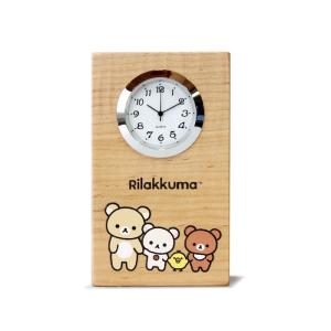 置き時計 木製 リラックマ しゅうごう キャラ...の詳細画像2