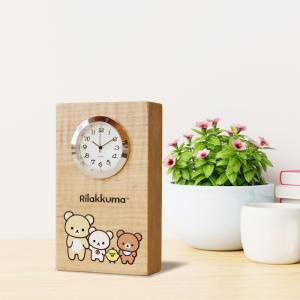置き時計 木製 リラックマ しゅうごう キャラ...の詳細画像4