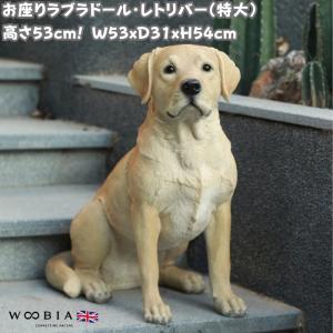 犬の置物 陶犬 陶器製 送料無料 輸入雑貨 玄関 オブジェ おしゃれ