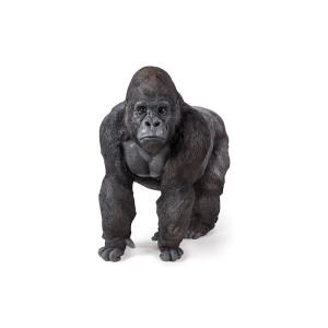 構えるゴリラ 大 置物 横幅74.5cm WO...の詳細画像1
