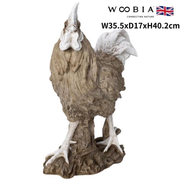 鳥 置物 オブジェ 北欧 動物 かわいい アンティークニワトリ 鶏 高さ40.2cm woobia ...