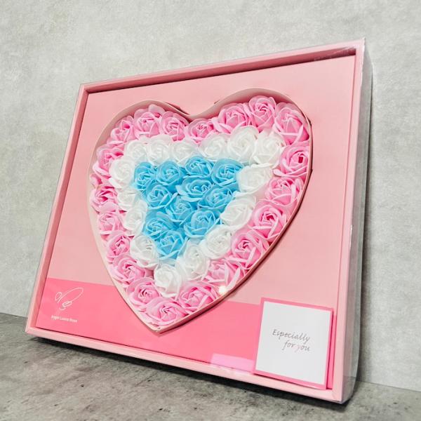 お花の形の石けん ルアナハンドソープ46輪メッセージカード付き プレゼントギフト 可愛い贈り物 記念...