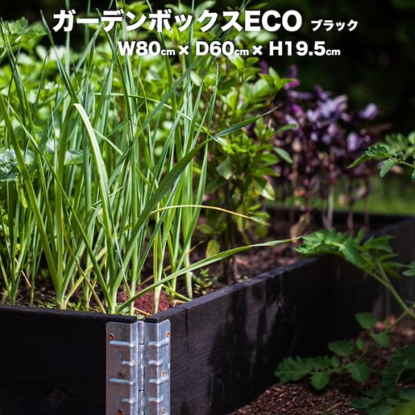 UPYARD ガーデンボックス 800×600 ブラック 黒 garden boxes 花壇 プラン...