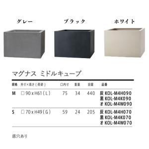 植木鉢 おしゃれ 大型 サイズ 四角 角型 ス...の詳細画像2